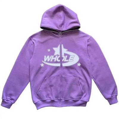 Factory Brown 400 500 Gsm Hoodie Custom Unisex Cropped Pullover Men Heavyweight Full Zip Up Puff Print Hoodie 