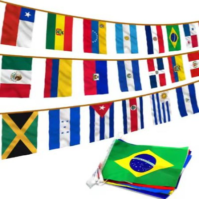 Bunting Flags Festival Decoration Hanging Banner Halloween Christmas Customization Celebrations Flag Factory Outlet 