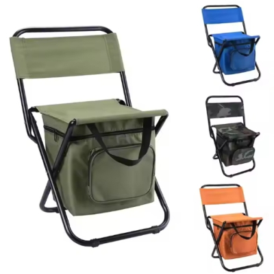 Wholesale Outdoor Picnic Oxford Fabric Portable Beach Chair Fishing Folding Chairs for Hiking 