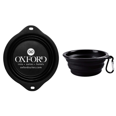 New Wholesale Custom Logo Portable Foldable Collapsible Travel Water Food Pet Dog Cat Bowl Feeders 