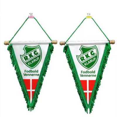 Custom Printed Triangle Pennants Flags, School Pennants 