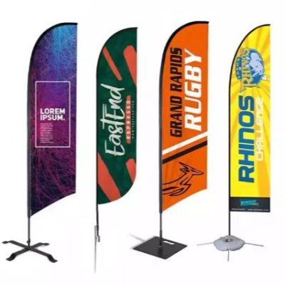 Custom Advertising Beach Flag for Sale Outdoor Banner Flag 