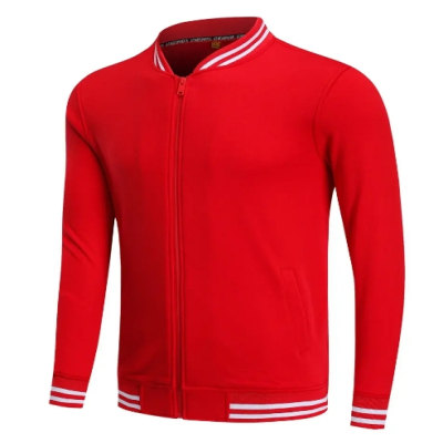 Manufacturer High Quality Embroidery Men College Leather Sleeves Custom Baseball Letterman Varsity Jacket 