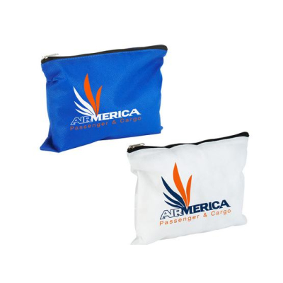 Linen Fabric Make up Bag Double-Sided Sublimation Blanks with Free Tax Promotional Tote Bags 