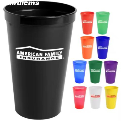 Promotional Custom 12oz 24oz 16 oz Custom Stadium Cups Plastic Personalized Beer Wedding Party Event Cup 