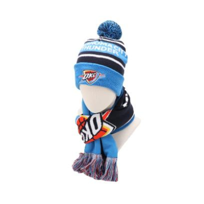 Wholesale High Quality Knitted Fashion Designer Beanie Pom Pom Hats & Scarves 