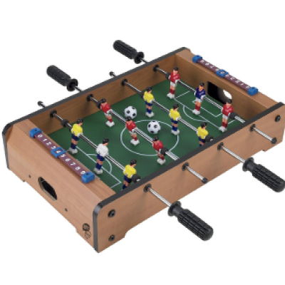 Wooden Mini Desktop Foosball Table Soccer Game, Mini Size Baby Foot Soccer Table for Kids, Tabletop Football Table Gift 