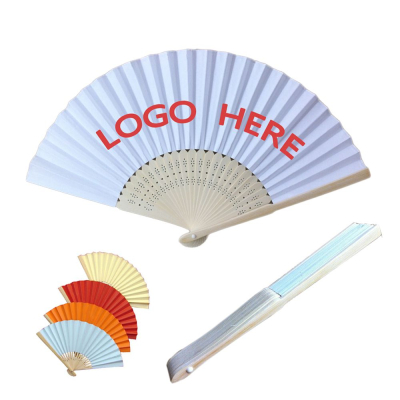 Wholesale Wooden Folding Bamboo Hand Fan Decorative Fans for Party 