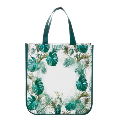Customized Logo Printed Reusable Laminated Tote Recyclable Pp Woven Bag 