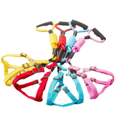Wholesale Adjustable Gentle Pet Traction Lead Vest Multicolor Comfortable Dog Chest Harness Leash Customized Logo  