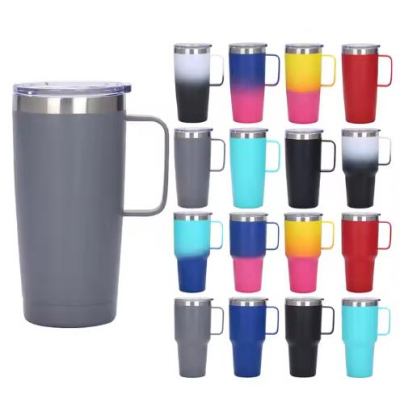 Stainless Steel Powder Coated Thermal 30 Oz Double Wall Tumbler Cup for Party Camping Drinking Beer Water 