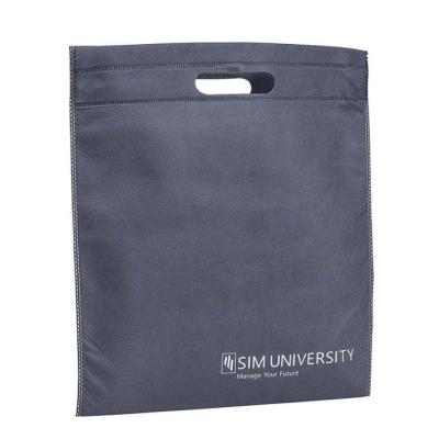 Eco-Friendly Custom Printed Logo Non-Woven Die Cut Bag with Handle PP Plastic for Shopping Gifts Feeding Sugar Storage 