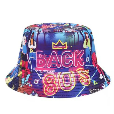 Madeshine Retro Fashion Funny 80s 90s Cassette Packable Bucket Hat for Men Women Summer Beach Fishing Hat 