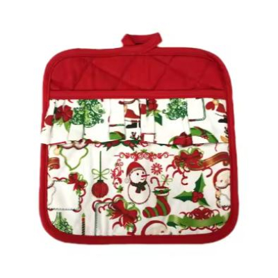100% Cotton Polyester Customized Kitchen Apron Promotion Cooking Baking Apron Oven Mitts Pot Holder 