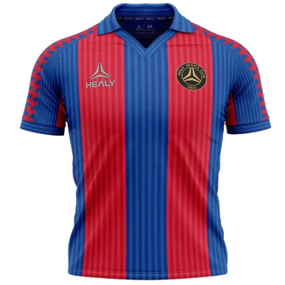 Custom Mens Sports Wear Retro Soccer Jersey Football Shirts Striped Polo T-shirt Vintage Classic Retro Football Jersey 