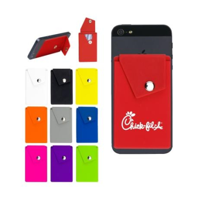 Adhesive Silicone Cell Phone Card Holder Automatic Pop up Wallet Id Credit Card Holder for Promotion 